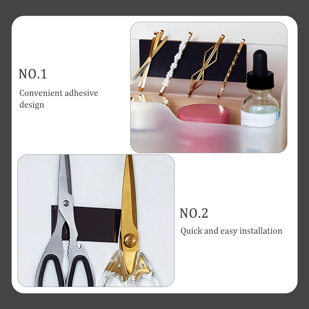 

1 set Magnetic Stickers Adhesive Heavy Duty Fixing Tool Holder For Fridge Wall Metal Surfaces Household Organization