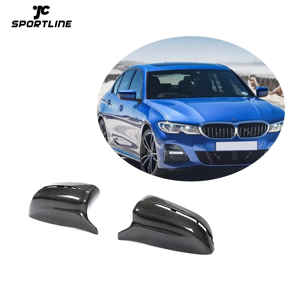 

Накладки на зеркала JCSPORTLINE из карбона для BMW G20 320i 330e 330i M340i Base Sedan 4-дверный седан 2019-2020