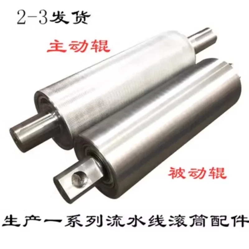 76 main and driven rollers 57 driven rollers assembly line conveyor belt roller belt conveyor galvanized transmission roller