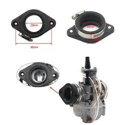 Motorcycle Carburetor Joint Intake Adjuster Interface Carb Adapter for PWK 28/30mm 32/34mm UTV ATV Pit Dirt Bike