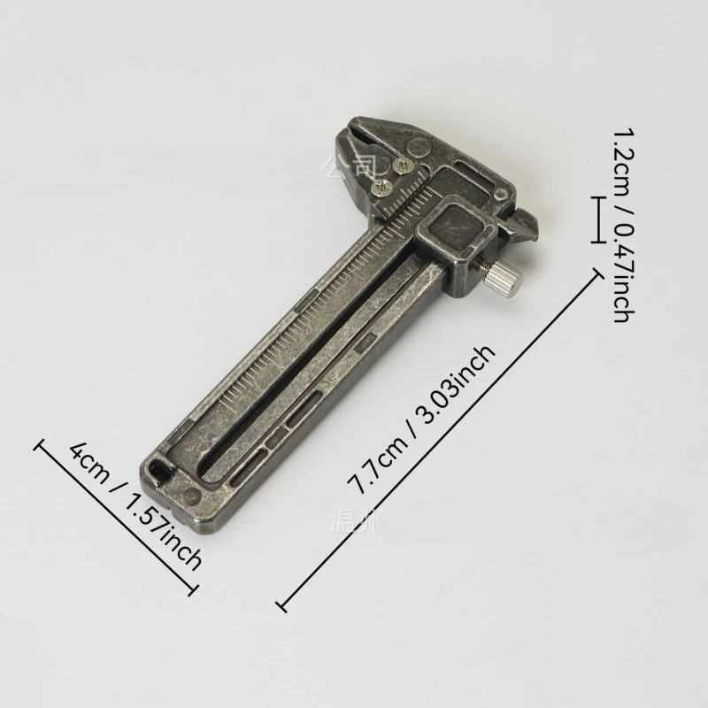 High Accuracy Mini Vernier Caliper Multi-functional Portable Design Portable Depth Ruler Window Breaker with Hanging Hole