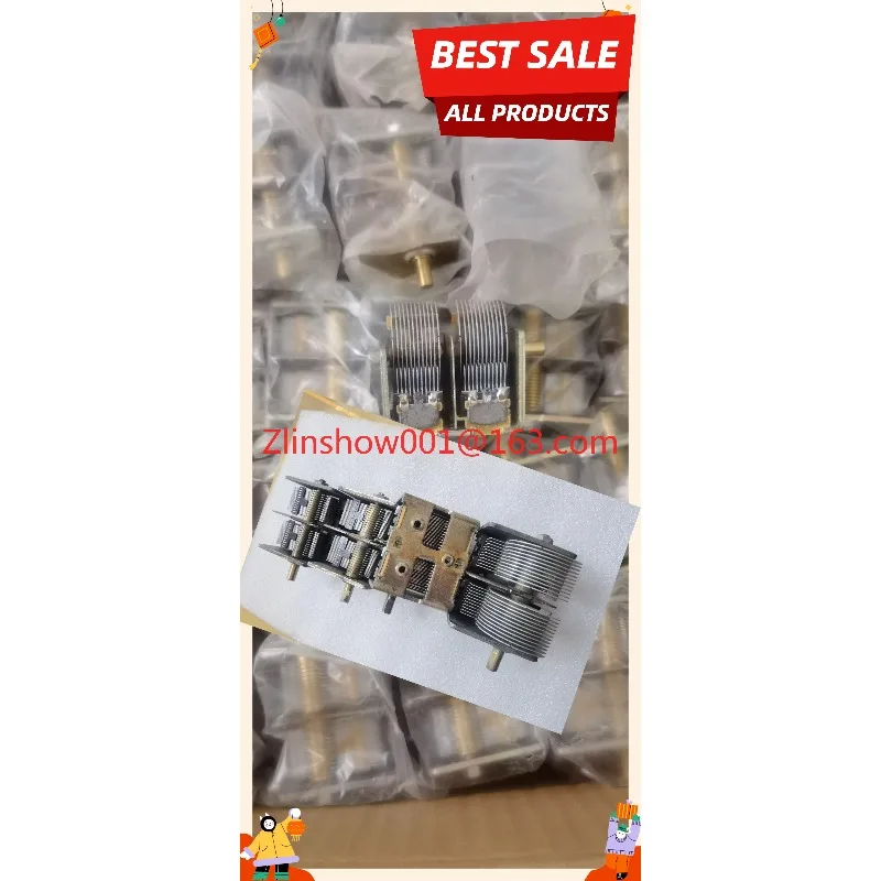 New Variable Capacitor Type CB-2-365, Air, Duplex, Variable Capacitor, Radio Special Package