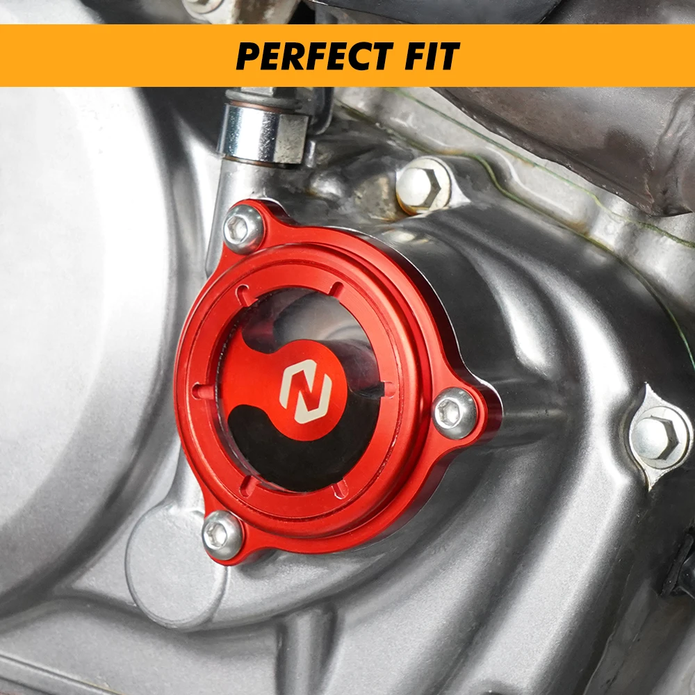 NICECNC Transparent Motorcycle Engine Oil Filter Cap Cover For Honda XR650L XR 650 L 1993-2025 XR600R 1990-2000 XR 650L 600R