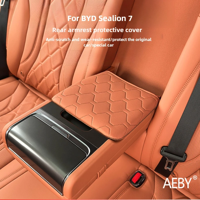 

AEBY For BYD Sealion 7 2024 Rear Armrest Box Protector Cover Car Interior Accessories Protective equipment
