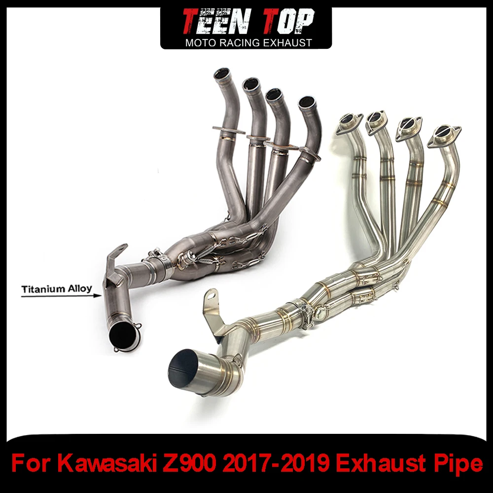 

Universal Motorcycle Exhaust Escape Moto Modified Full Systems For Kawasaki Z900 Exhaust Header Pipe Muffler 2017-2019