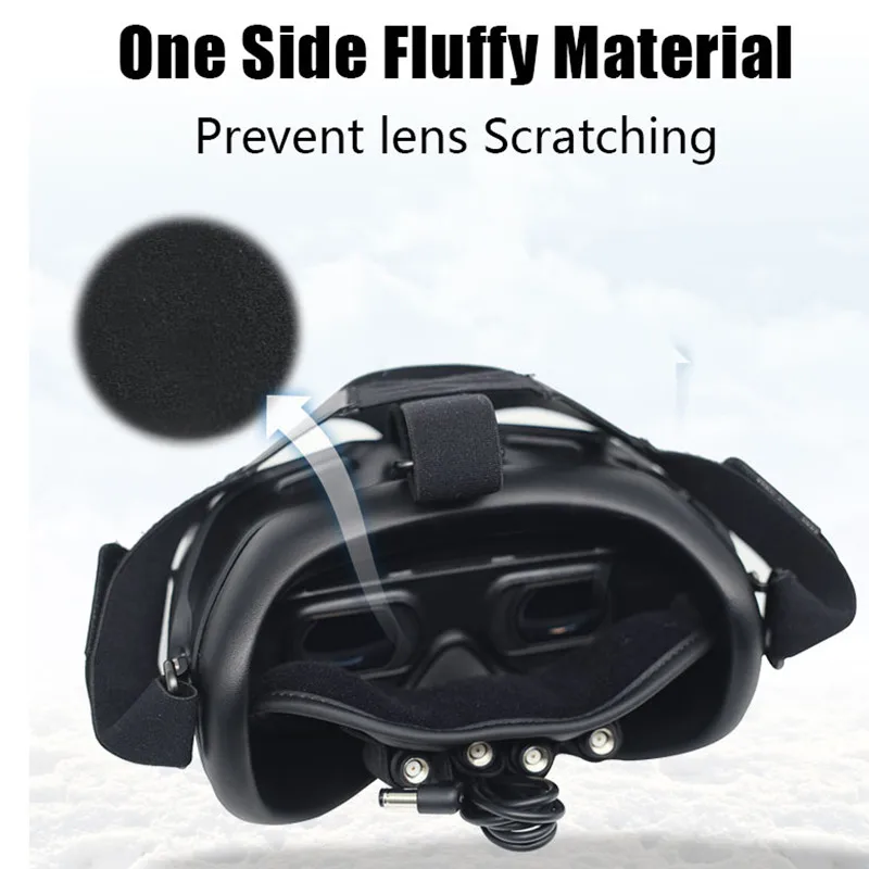 For DJI Avata / FPV Goggles V2 Lens Protector Pad Anti-friction Protection Antenna Storage Cover Bag Memory Card Slot Holder