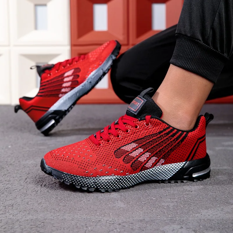 

YRZL дышащие кроссовки для мужчин, легкие кроссовки, нескользящая удобная прогулочная обувь, спортивная спортивная уличная обувь