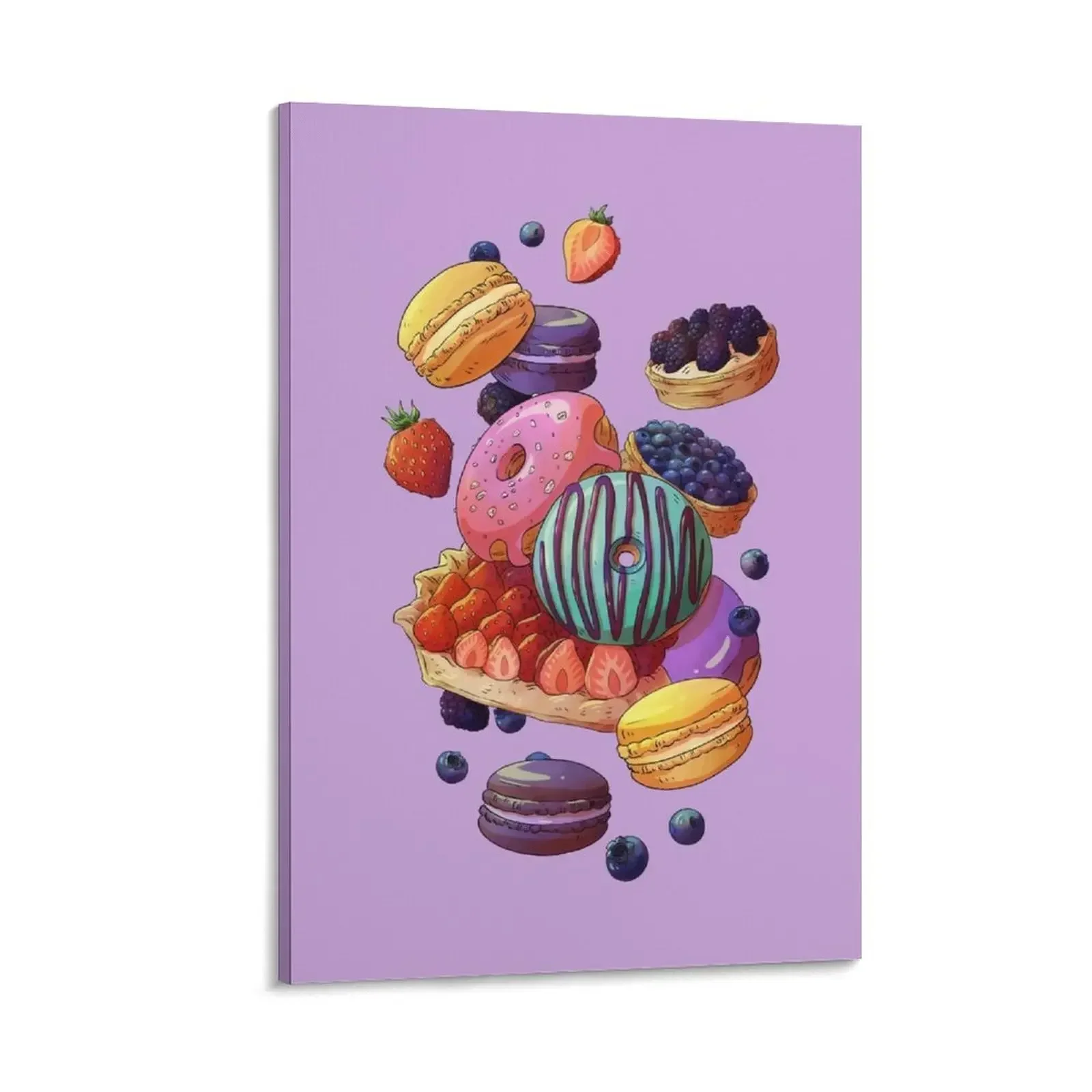 

Dessert Canvas Painting poster painting anime room decor decorative pictures for the room