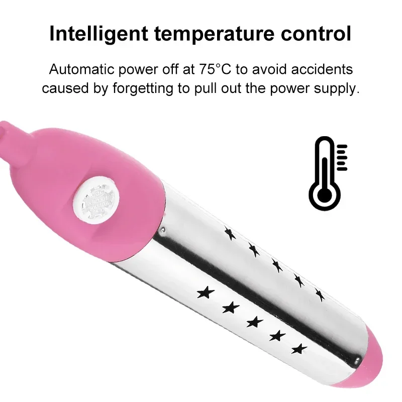 2000/2500W Water Heater Electric Immersion Element Floating Boiler Auto Power-off Water Heating Heaters for Bath Tub Pool 220V