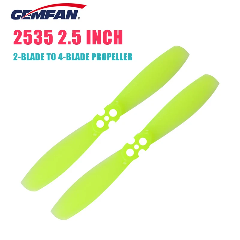 4 Pairs Gemfan RotorX 2535 2.5 Inch 2-Blade to 4-Blade Propeller CW CCW for RC Drone FPV Racing DIY Accessories Replacment Parts