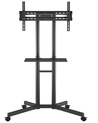 32-70 inch LCD LED Plasma TV  Mount Floor Stand TV Carts Trolley With DVD Holder TT05-46T