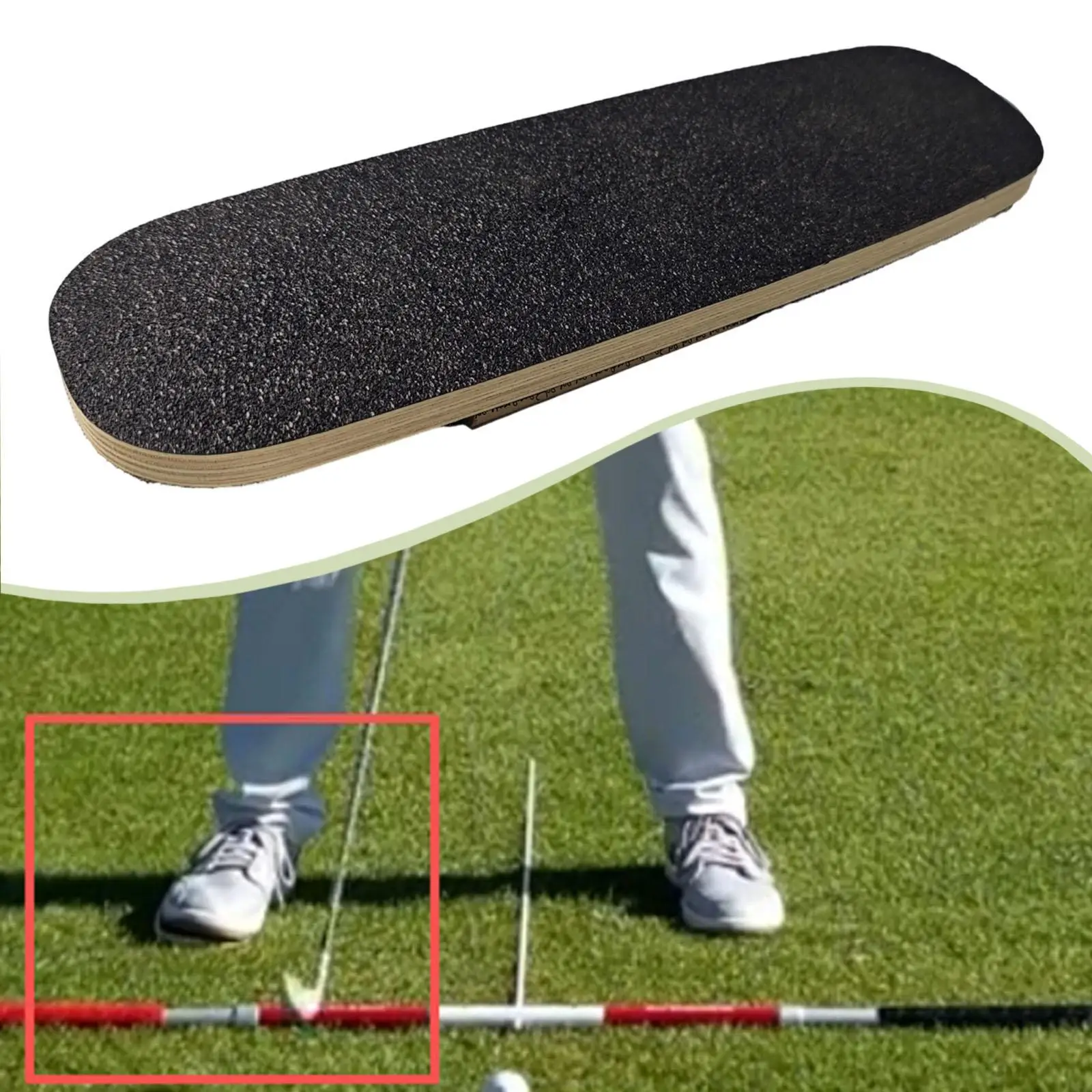 

Golf Weight Shift Board Swing Training Aid Balance Platform for Improving Power and Movement Accuracy