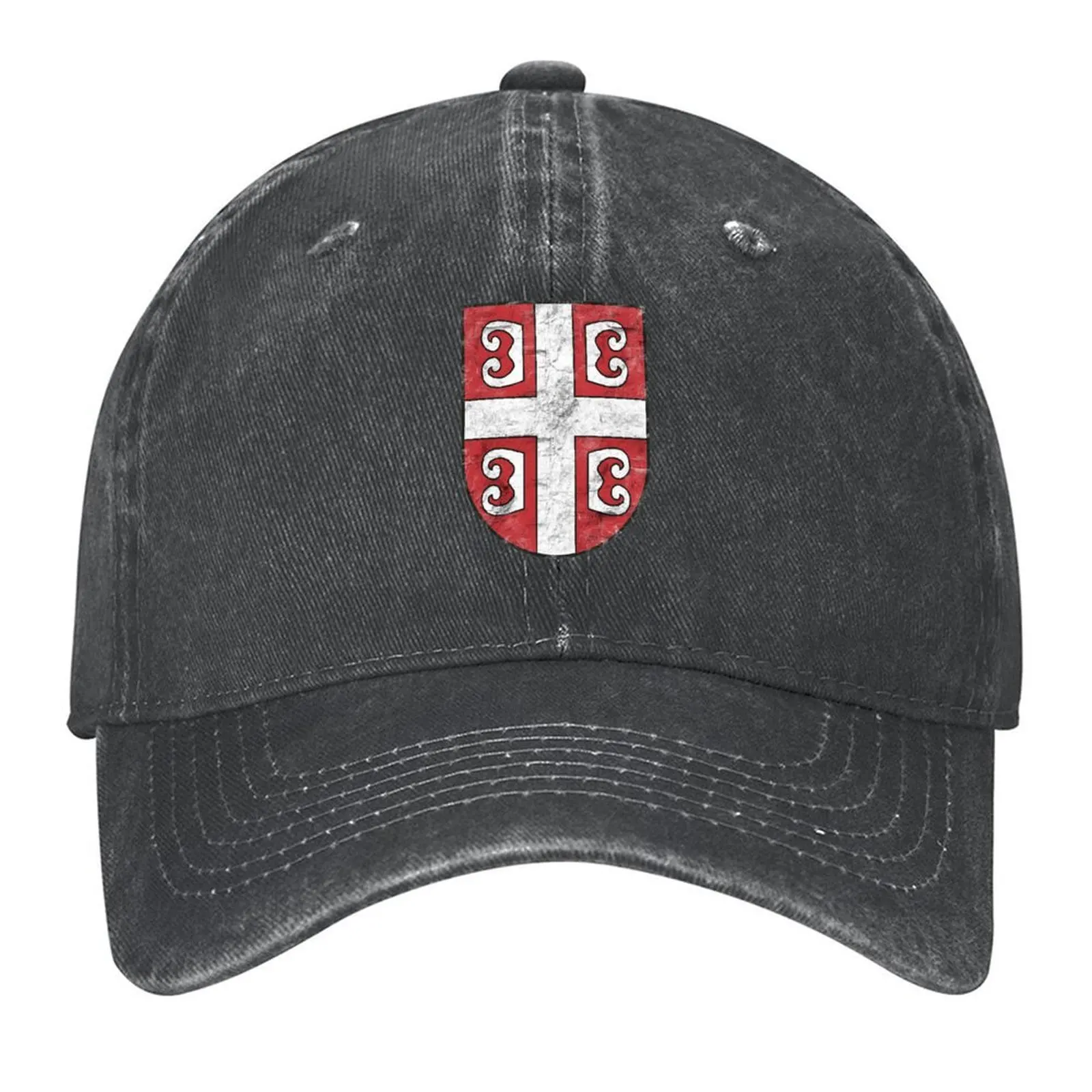 

Serbian coat of arms vintage Baseball Cap Thermal Visor Horse Hat hats for men tea Hat Hats Woman Men's