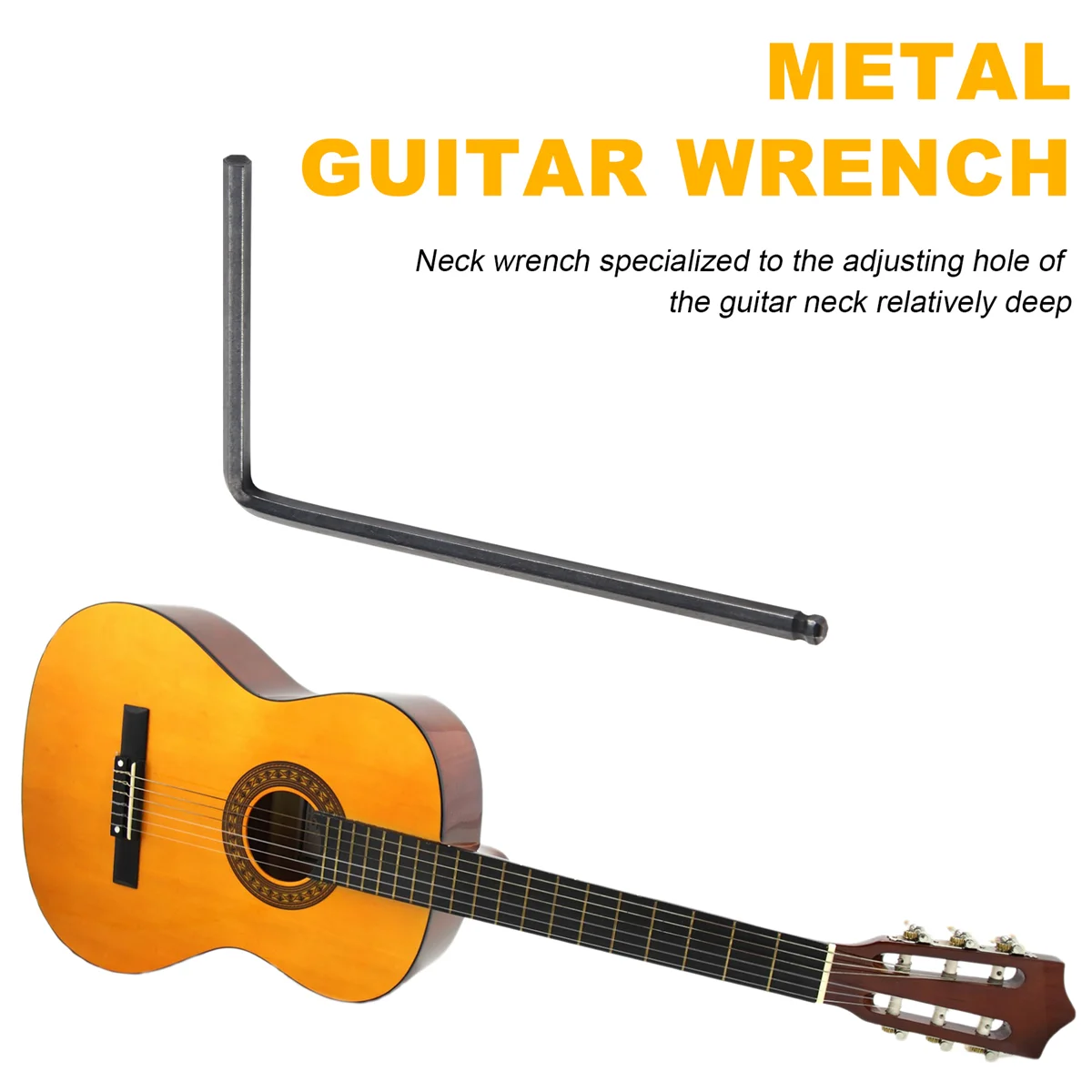 

AA85 Guitar Truss Rod Adjustment Long Wrench for Acoustic Guitar (5MM)