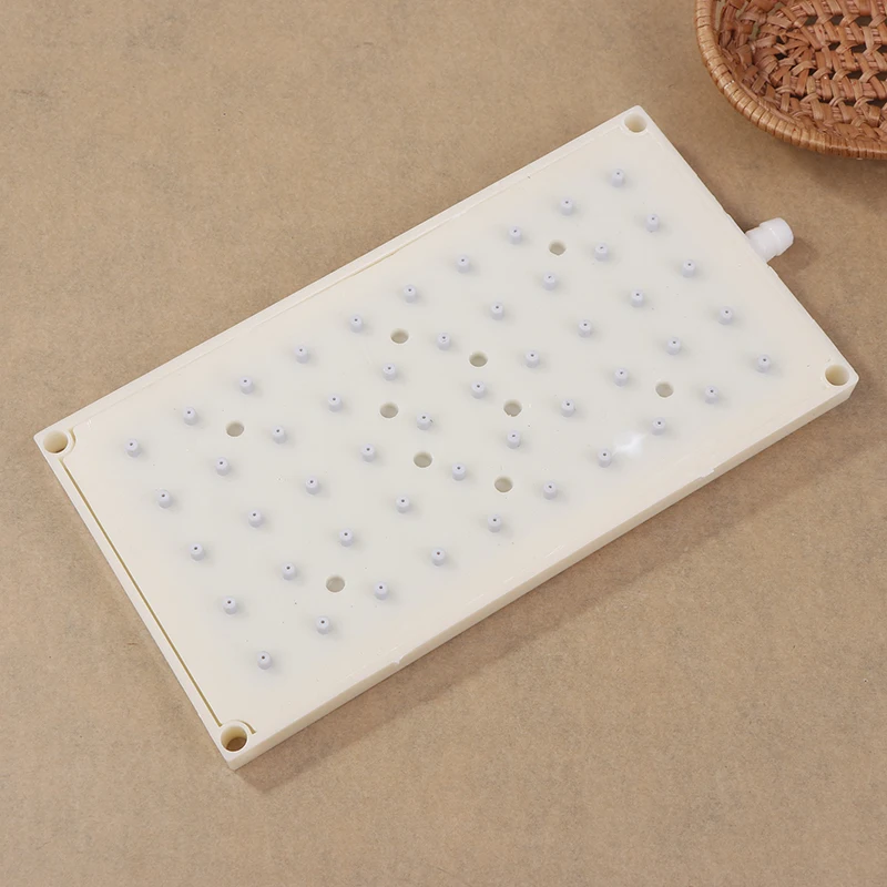 New ABS Rectangular Shower Head 22X10.9cm With 10mm Intubation Port 5*10 Nozzles Ceiling Spray