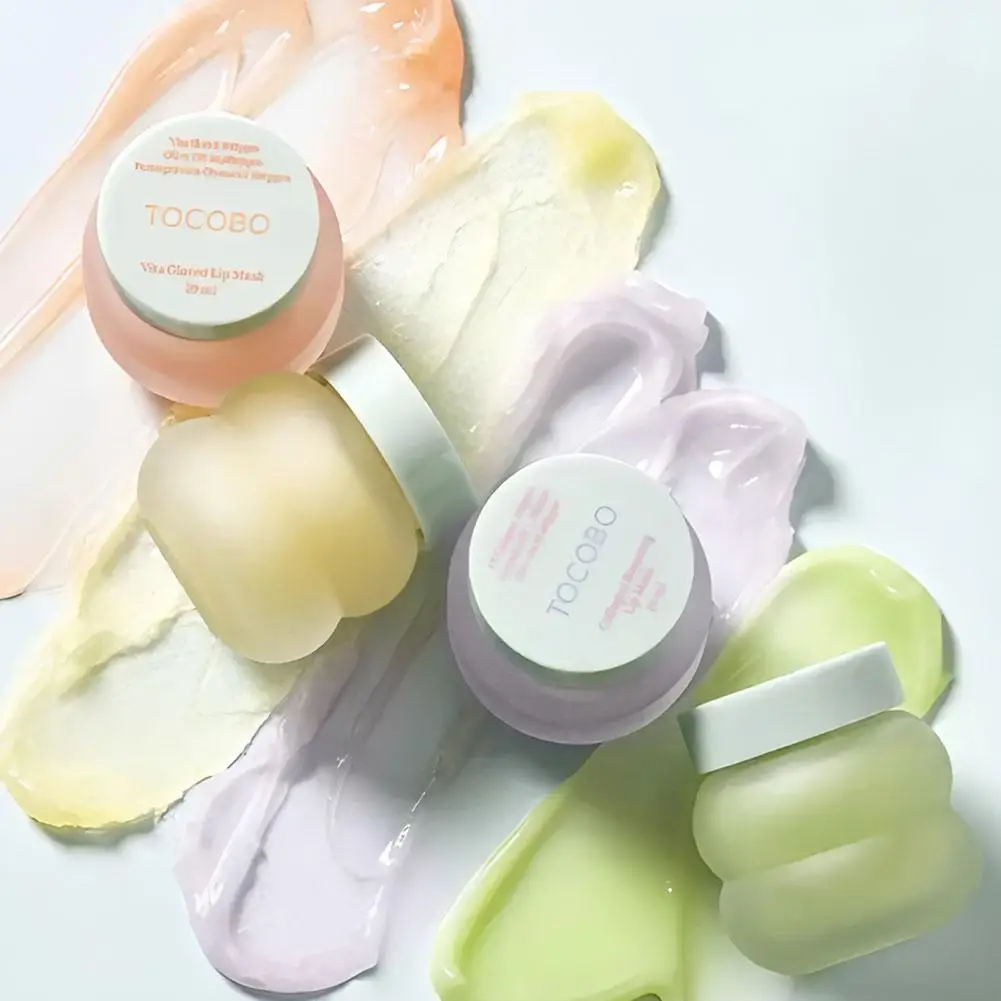 قناع الشفاه الكوري TOCOBO Vita Lemon Sugar Matte للعناية الليلية المرطبة للغاية، وملمس سهل الغسل يذوب في الشفاه #1