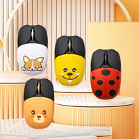 Yindiao A10 Mouse Cartoon Charging Wireless Creative Bluetooth Mini Silent Magnetic Suction Cover Computer Game Office Mouse