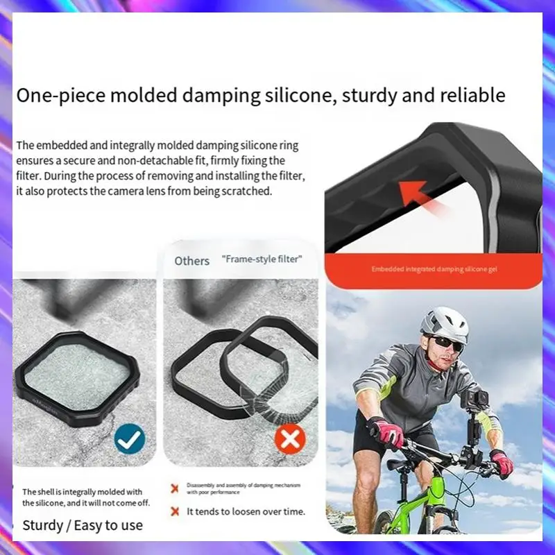 M09K Press Quick Mount Lens Filter For Insta360 Ace Pro 2, Including ND CPL UV Multi-Layer Coating Accessories