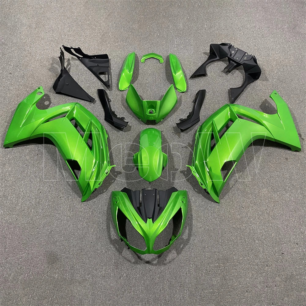 

Motorcycle Fairings Kit Fit Bodywork Set High Quality ABS Injection fairing For EX ER-6F ninja650 2012 2013 2014 2015 2016 Green