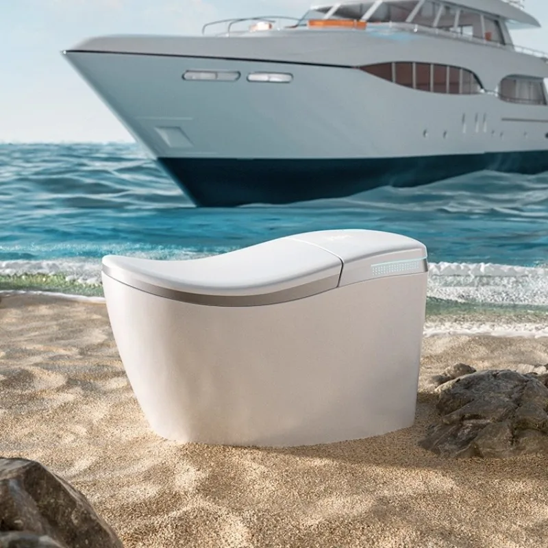 Picture 3: Japanese Sanitary Smart Toilet Floor Uv Sterilizer Uk Seat Cover Smart Toilet Minimalist Organizer Slimme Wc Home Furniture