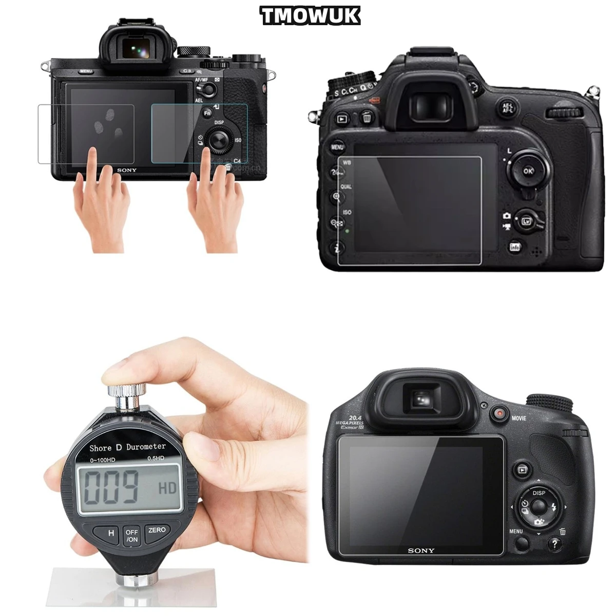 

Sony A7 A7R A7S HX300 HX400 9H Tempered Glass - Crystal Clear, Scratch Resistant, Bubble-Free Application
