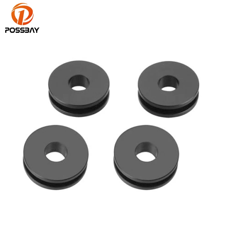 POSSBAY 4pcs Detachable Motorcycle Windshield Mounting Bushing Grommets fit for Harley Heritage Softail FLSTC 2000-2017