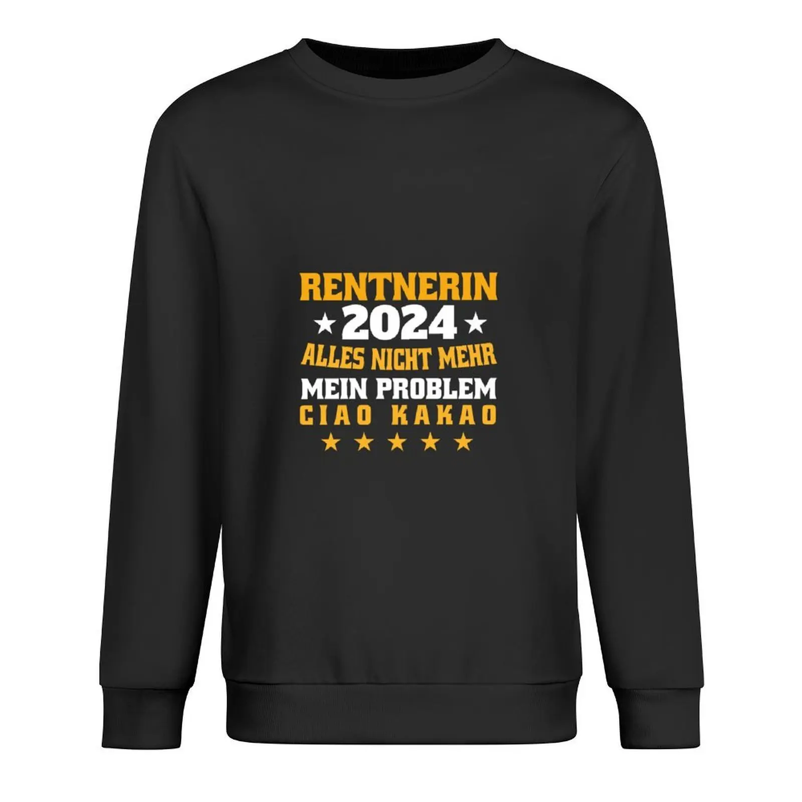

Eye-catching t-shirt design with the text Pensioner 2024 Pullover mens clothing autumn men's sweatshirts