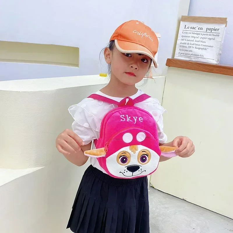 Baby children plush school bag backpack kindergarten early education small school bag cartoon anime doll backpack