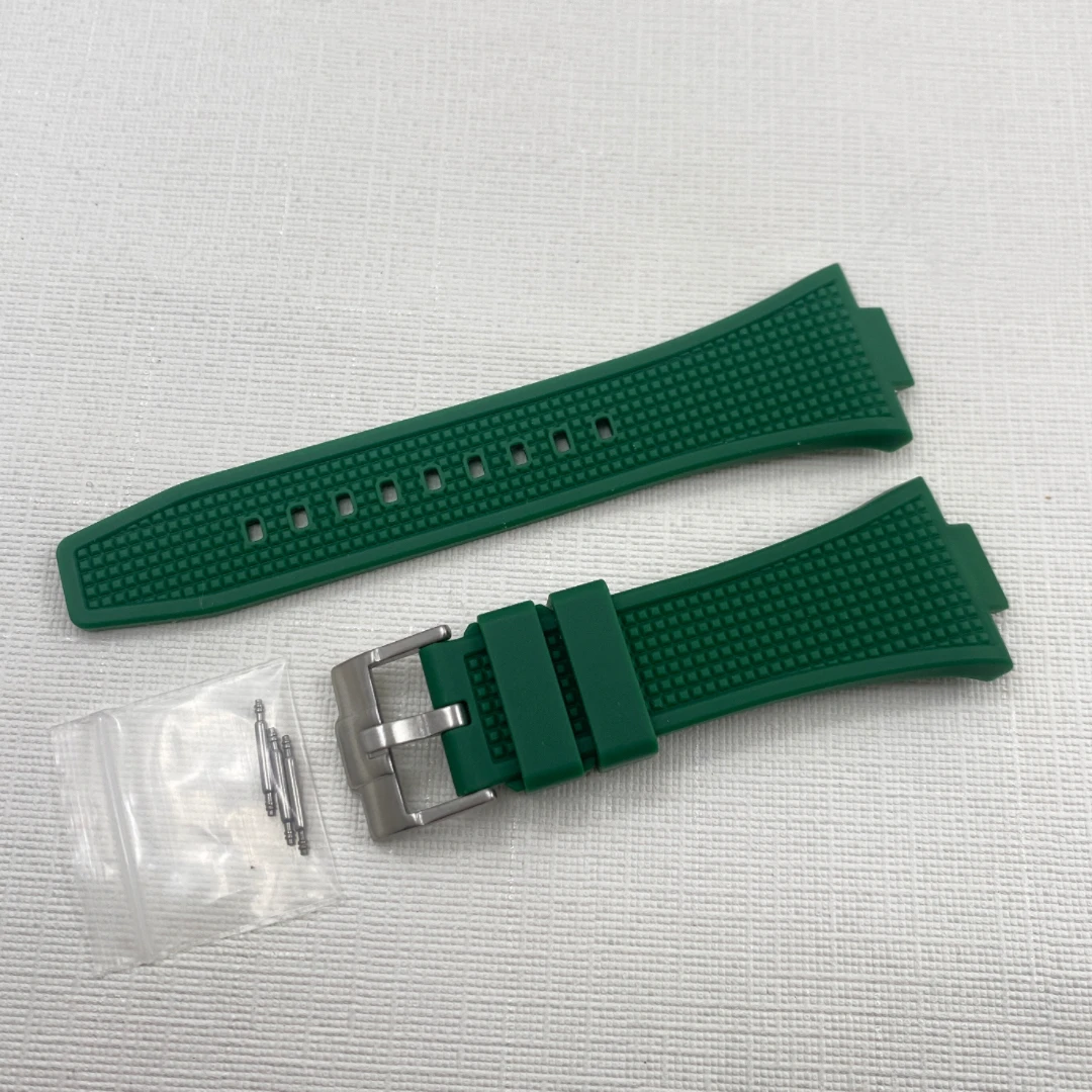 Advanced vulcanized FKM rubber strap 12 quick release strap with needle buckle strap