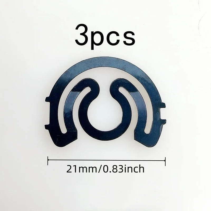 3 pcs Anti-Thread Tangling 21mm Shuttle Core Spring Sheet, great for Flatbed Sewing Machine, Precision Steel Spring