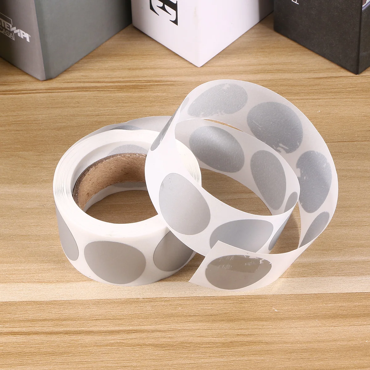 

Round PVC Gift Stickers Removable Labels for Balloons Cards Parcels Present Tags Scrapbook DIY Safe Folder Label Sticker