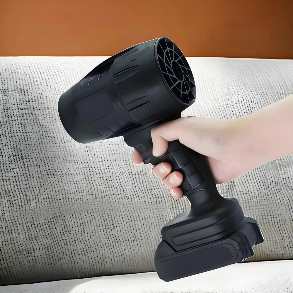 Gwałtowny wentylator turbinowy do suszarki do włosów do czyszczenia opadłych liści, kurzu z komputera, śniegu i piasku. Mocna dmuchawa elektryczna (bez baterii)