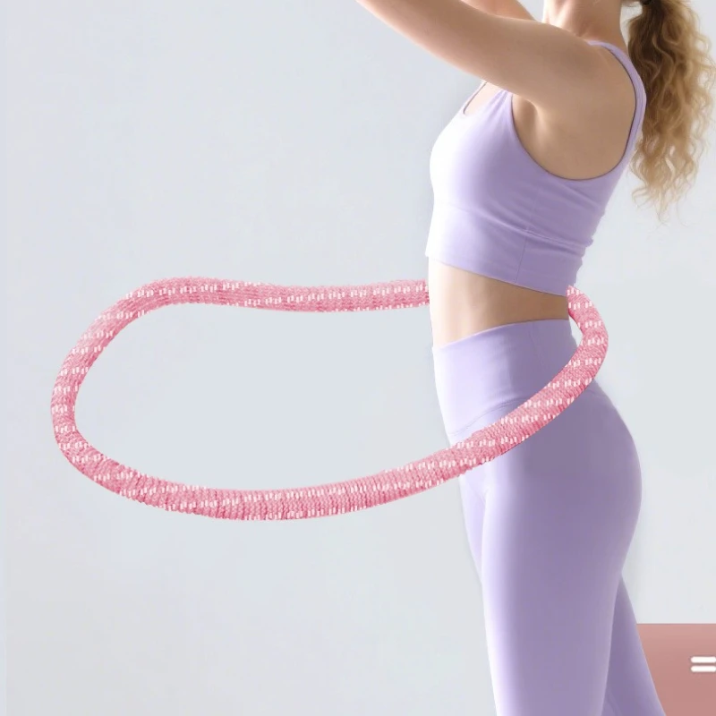 Ice Doudou Soft Spring Hula Hoop Ice Silk Hoop Belly Mute All-inclusive No Waist Hurt Women Skinny Belly Skinny Waist