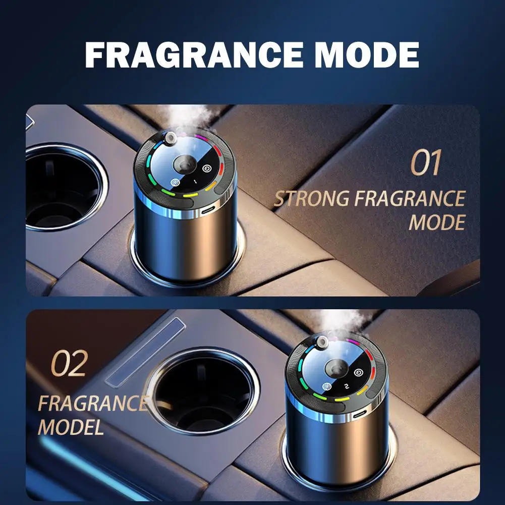 Car Aromatherapy Diffusers 5 Modes Car Humidifier Diffuser Car Odor Eliminator For Car Home Office Bedroom