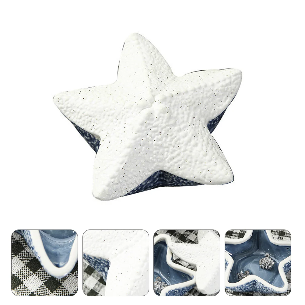 

Керамический органайзер для ювелирных изделий в океанском стиле, белый высококачественный дизайн для путешествий и ежедневного использования, ожерелье, браслет, кольцо для хранения