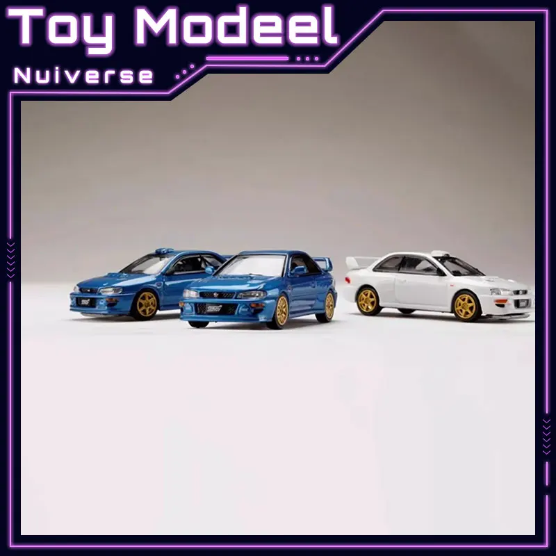 

Коллекционная масштабная модель автомобиля HOBBY JAPAN JDM Subaru Impreza GC8 WRX 22B STI 1:64 из литого сплава, игрушечный транспорт для мальчиков, идеальный подарок