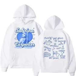 Sabrina Carpenter Fashion Hoodie Men Women Short N' Sweet Music Album Long Sleeve Casual Oversized Aesthetic Warm Tracksuit Y2k