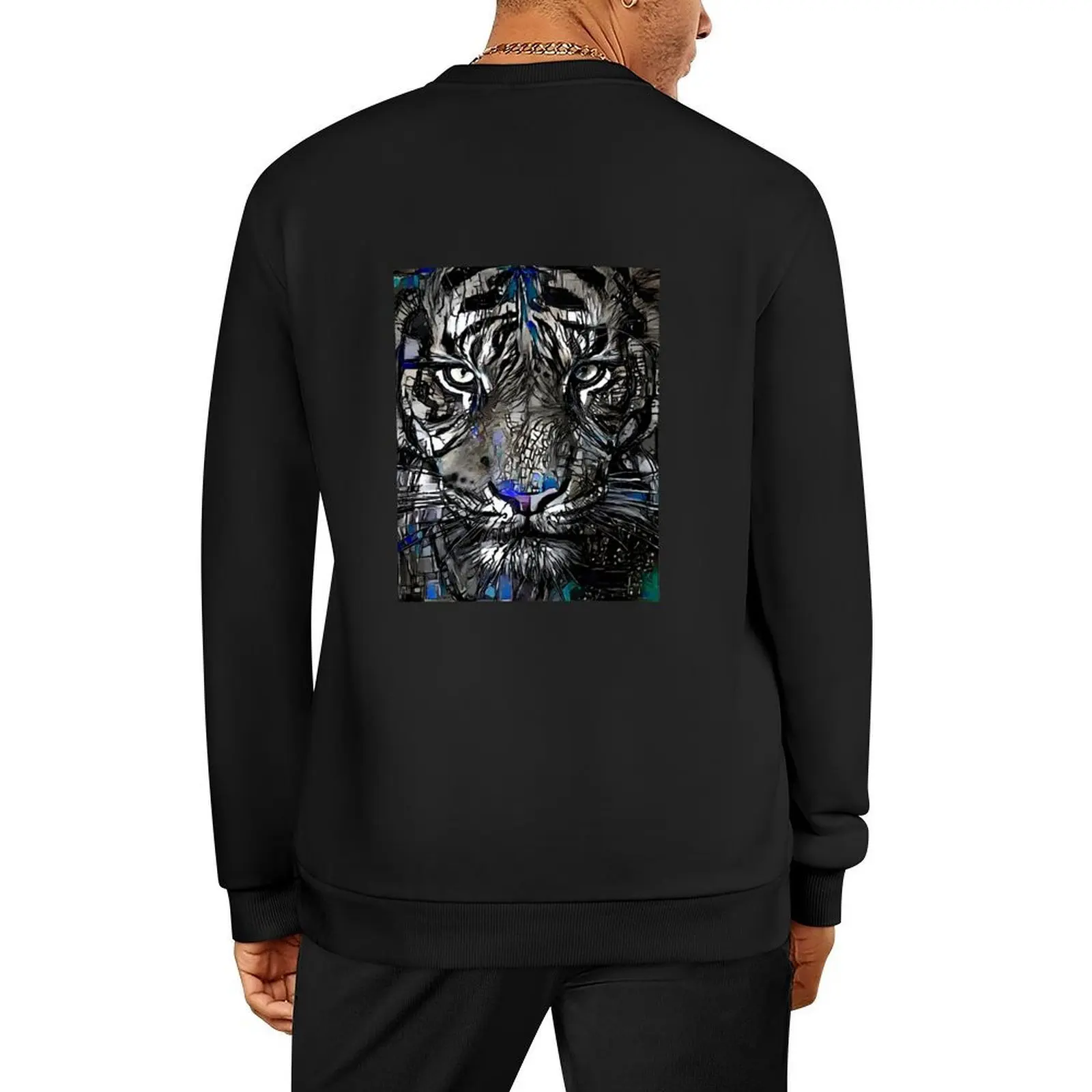 

Black is black - Tiger, tiger, wild animal, wild life, animal, panther, force, power Pullover