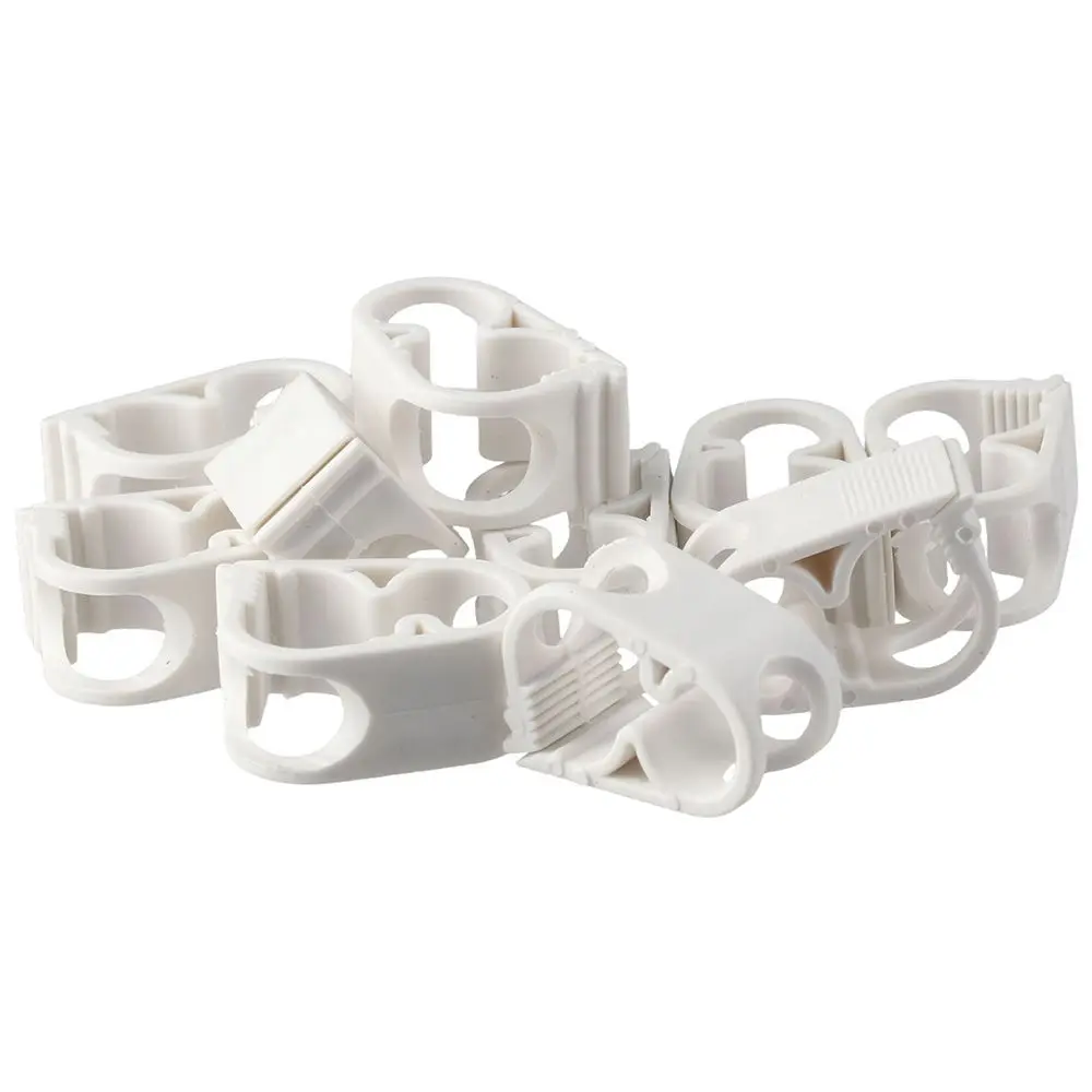 10PCS Plastic Plastic Tubing Clamps White 6~12mm/1/4"~1/2" Flow Control Hose Clamp Laboratory Pinch Valve Infusion Bottle
