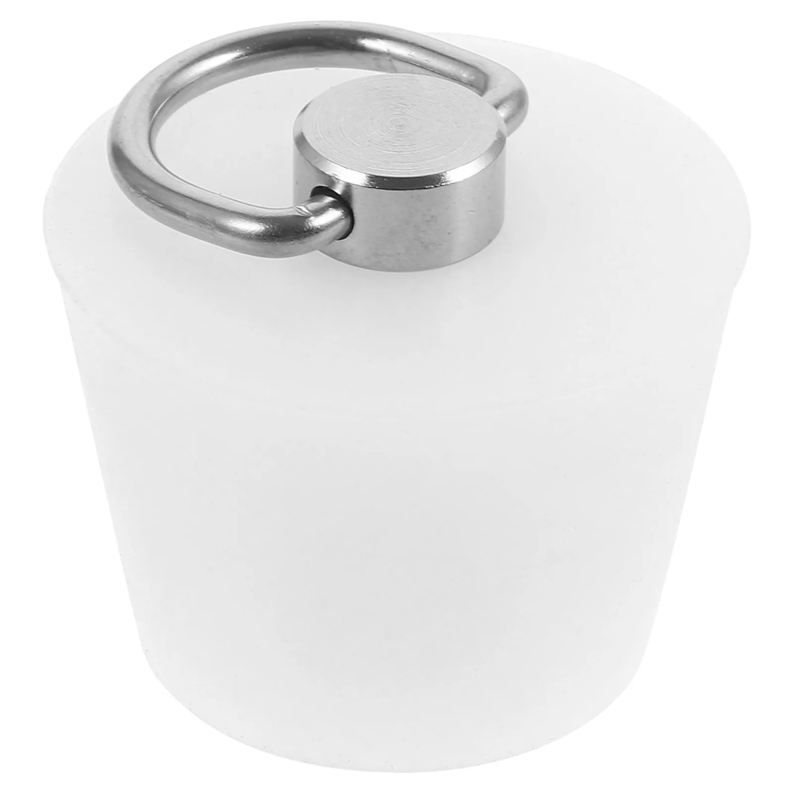 

Tub Stopper with Pull Chain Silicone Bath Plug Lightweight Premium Craftsmanship Effective Water Retention for Bathtub Sink