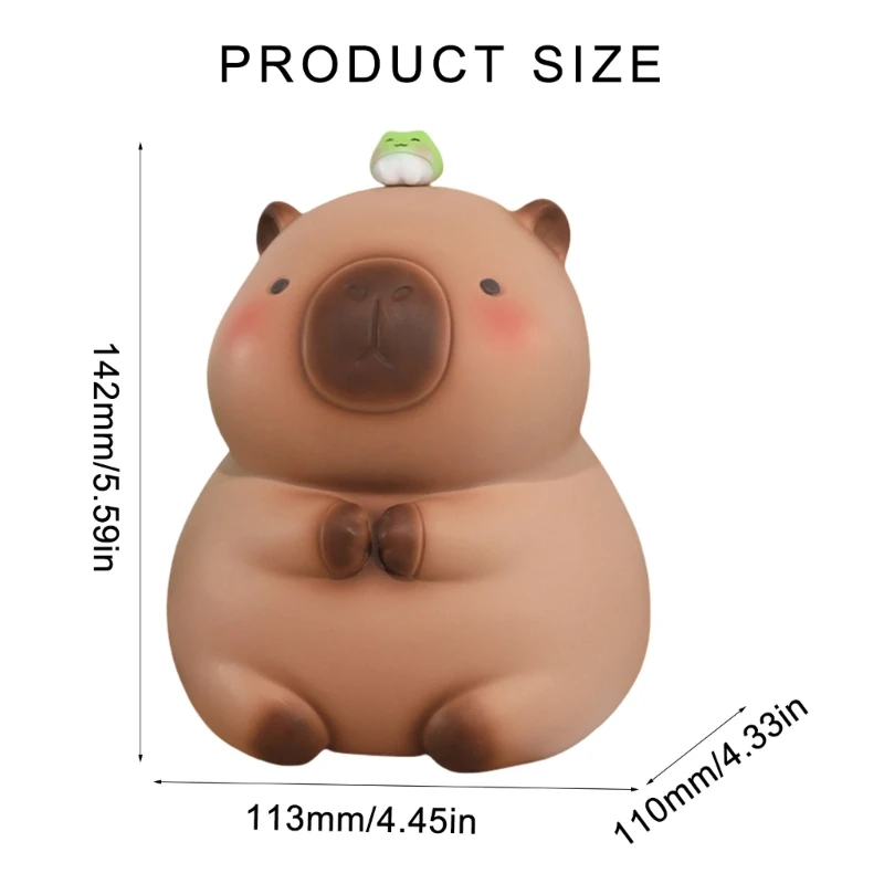 Save with Styles Small Plastic Capybaras Piggy Banks for Boys and Girls 45BE