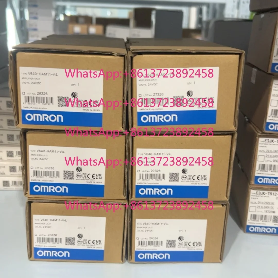 Omron V640-HAM11-V4 amplifier unit, brand new original and genuine, with