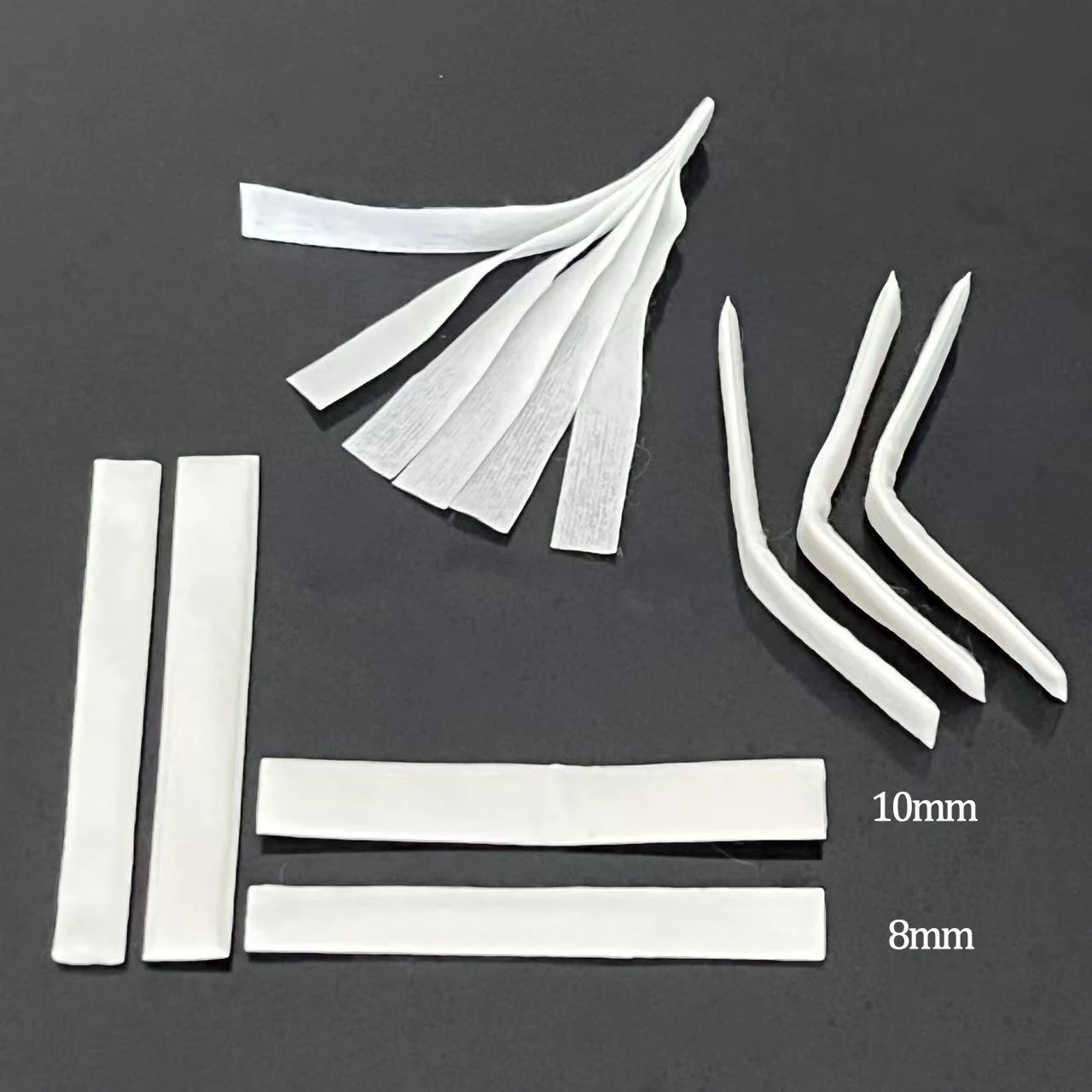 250pcs-20pcs Cotton Strip 6Layers DIY Handheld Wide 8.0/10mm Premium Oil Absorbent Mesh Clean Protect Cotton Strips