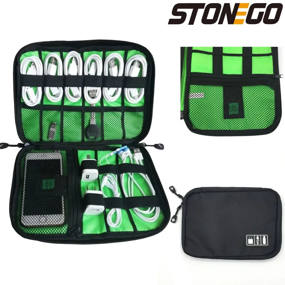 

USB Charger Storage Bag Gadget Cable Organizer Storage Bag Waterproof Data Line Travel Suitcase Portable Electronic Organizer