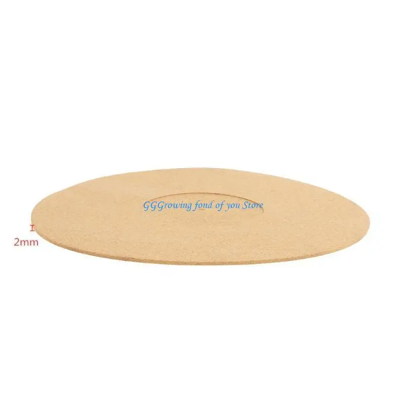 

H9EB 3MM Cork Turntable SlipMat 12" Phonograph for LP Vinyl Records Anti-Static Mat