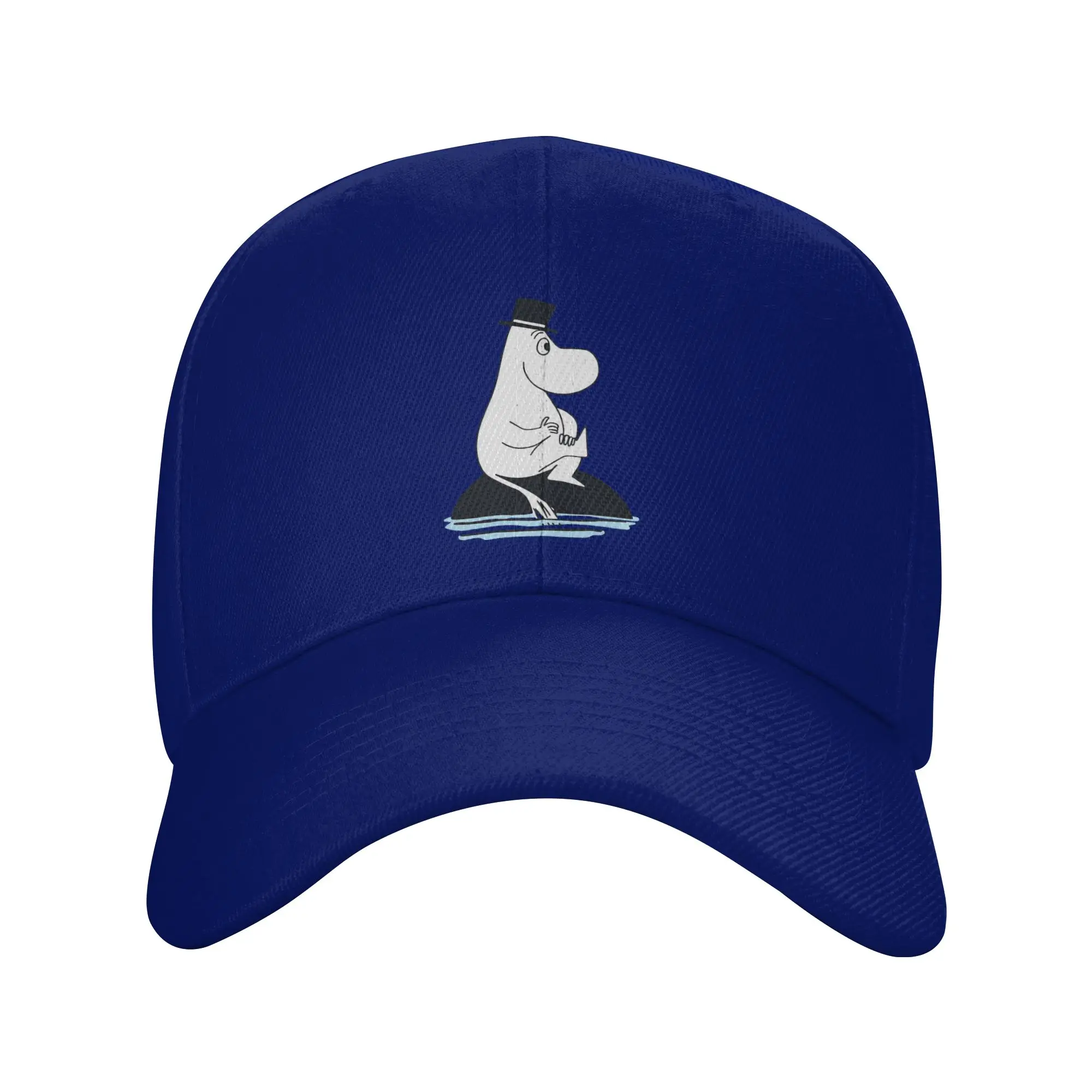 Moomings Moominpappa Sitting On Rock Cap Men Women Outdoor  Dad Hat Sun Caps Racing Cap Adjustable Snapback Caps Baseball Caps