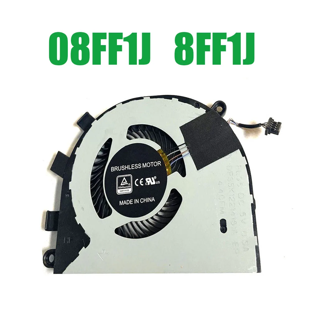 

CPU Fan For DELL For Latitude 3400 08FF1J 8FF1J 023.100EM.0001 A01 DFS5K12214161A FL96 DC5V 0.5A Compatible EFC-78061S1-0AH