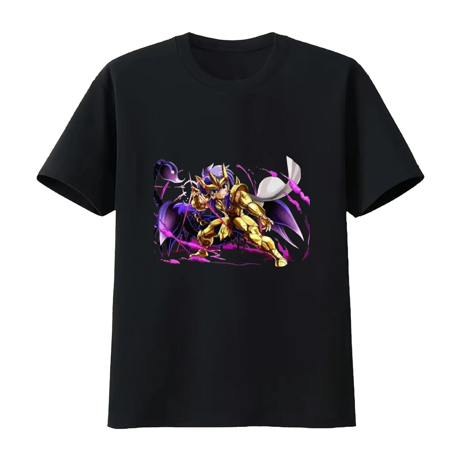 SCORPIO MILO CHIBI T-Shirt Summer Casual Cotton Tee Oversized Streetwear Tops Vintage Graphic Print Loose Fit Short Sleeve