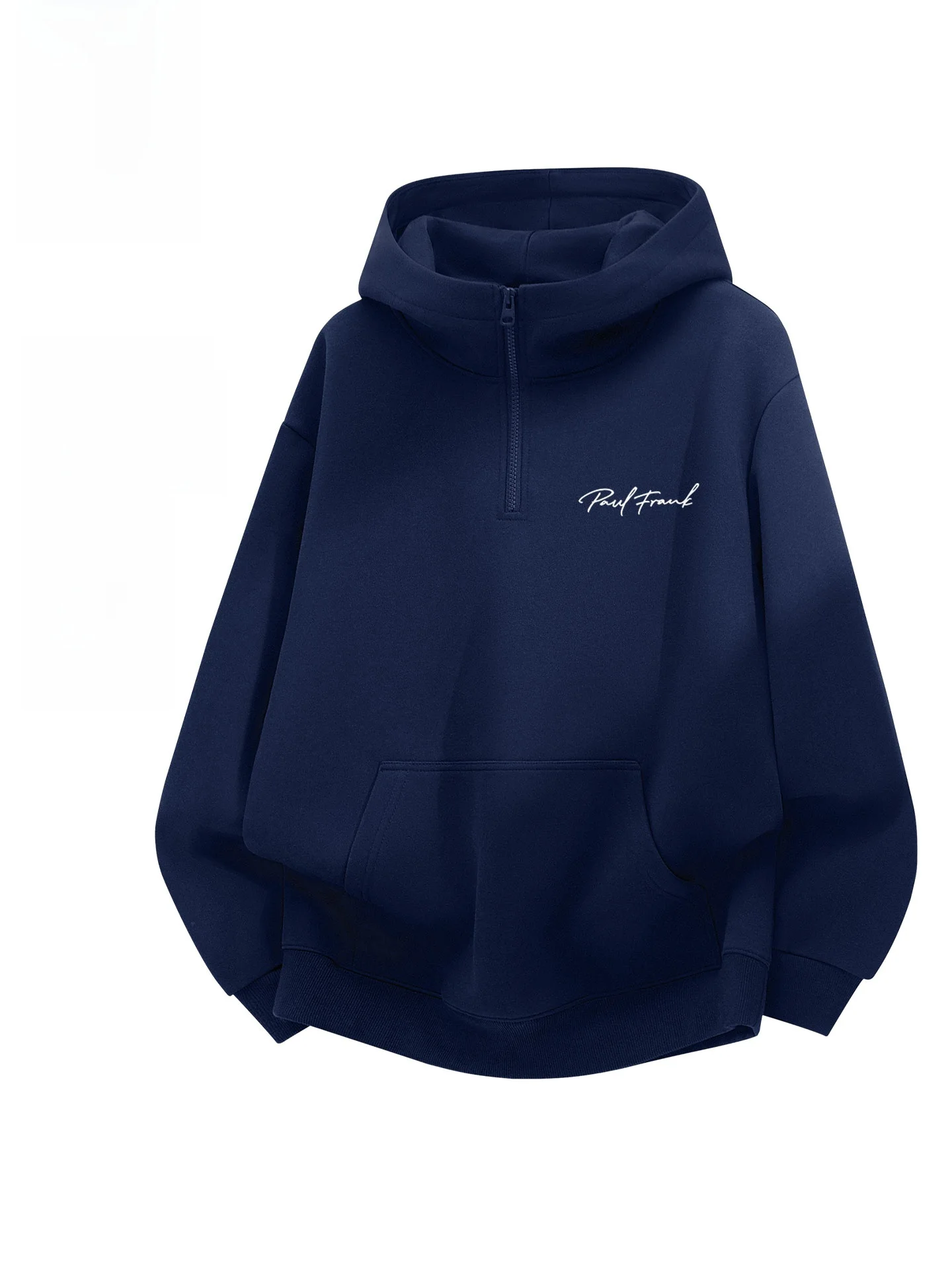 

Thiened Fce Hoodie Men's Autumn Winter Jaet f Zipper Warm Casual Streetwear Youth ular Cotton Polyester