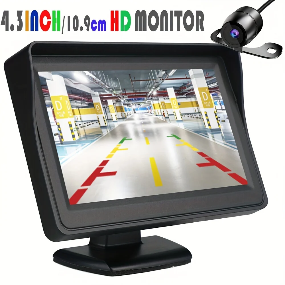 

4.3" Car Rear View System with HD Camera and Large LCD Display for Safe Reversing and Parking Assistance